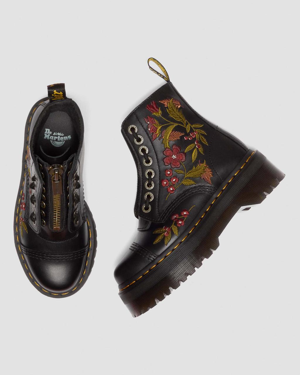 Sinclair Floral Wanama Leather Lace Up Boots - Wanama - image 9