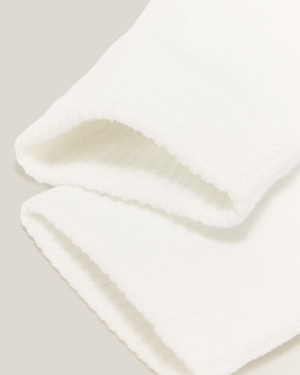 Double Doc Cotton Blend Socks - White — Cotton Blend - image 4