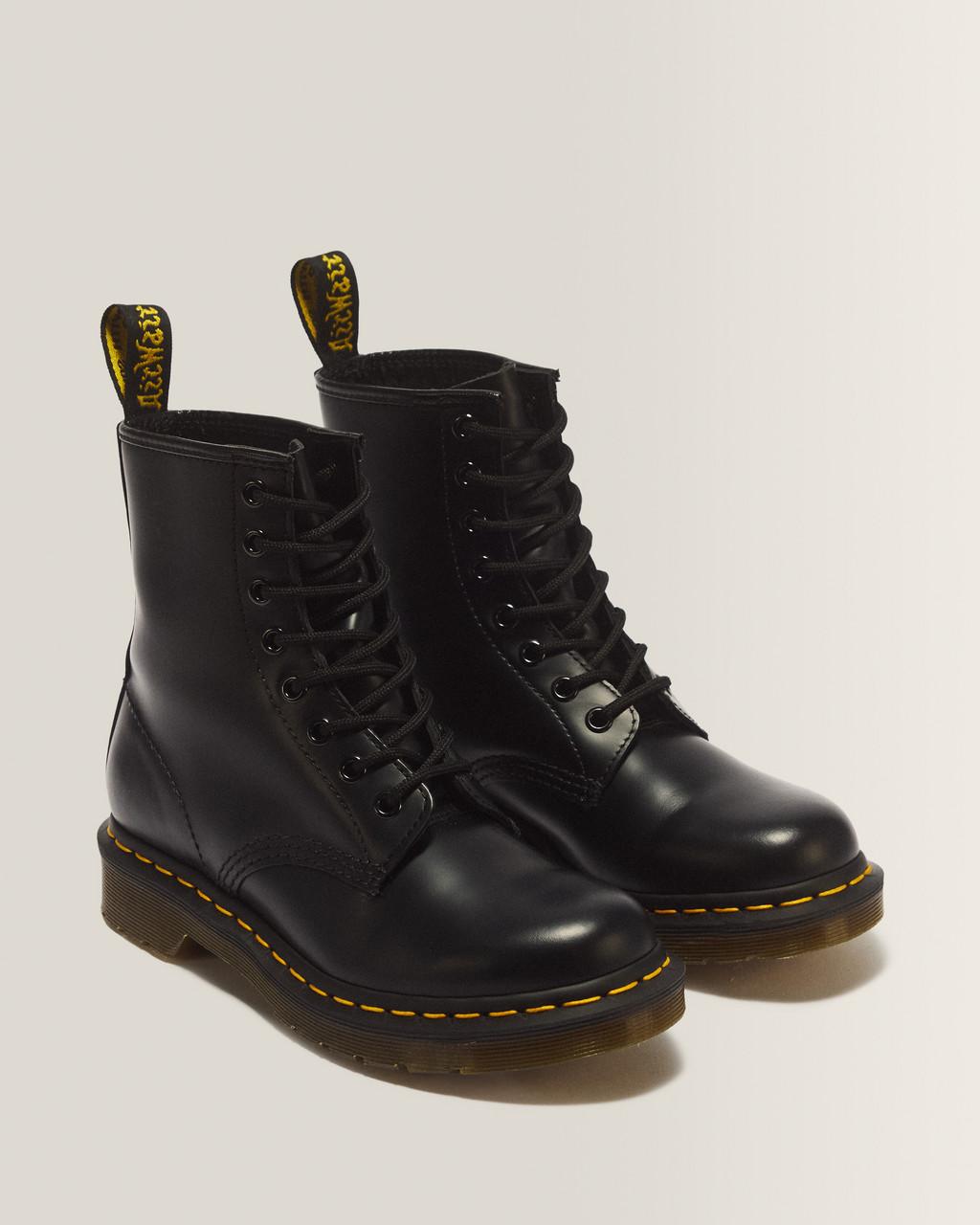 1460 Women's Smooth Leather Lace Up Boots - Black — Smooth Leather - image 5