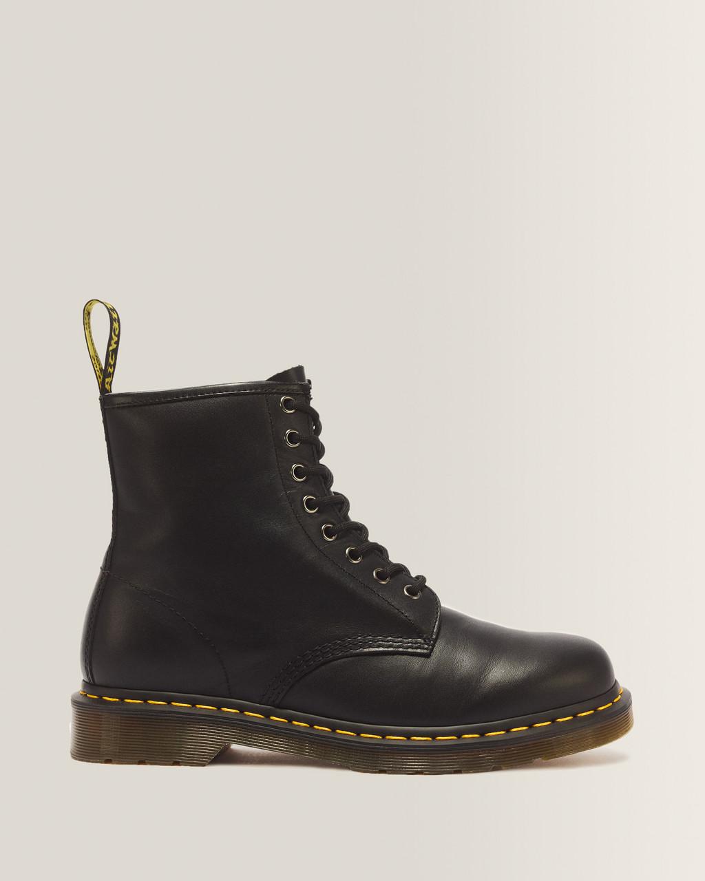 1460 Nappa Leather Lace Up Boots - Black — Nappa Leather