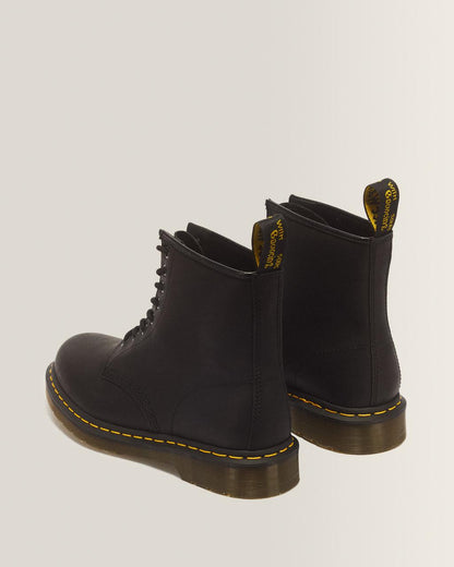 1460 Greasy Leather Lace Up Boots - Black — Greasy - image 6