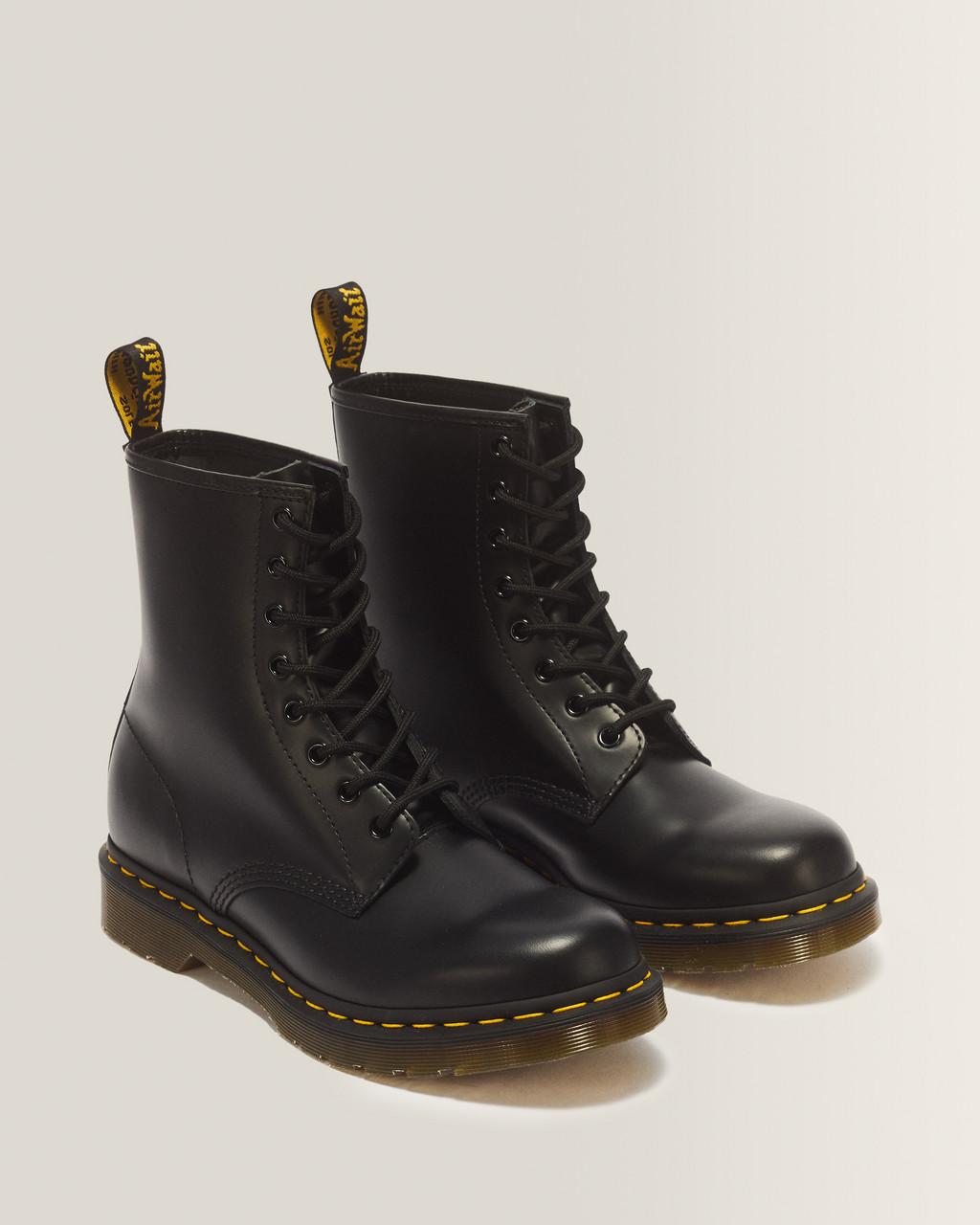 1460 Smooth Leather Lace Up Boots - Black — Smooth Leather - image 5