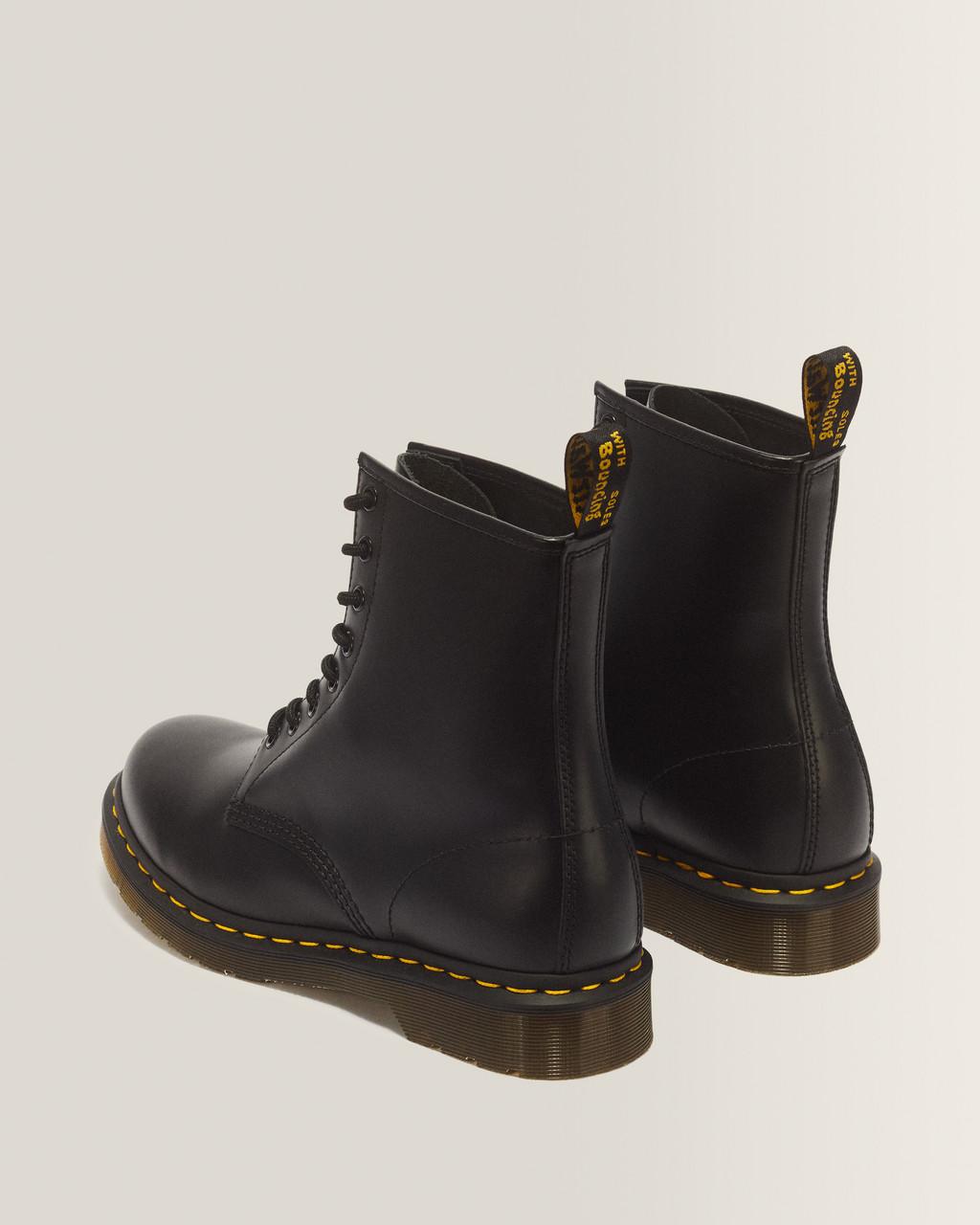 1460 Smooth Leather Lace Up Boots - Black — Smooth Leather - image 6
