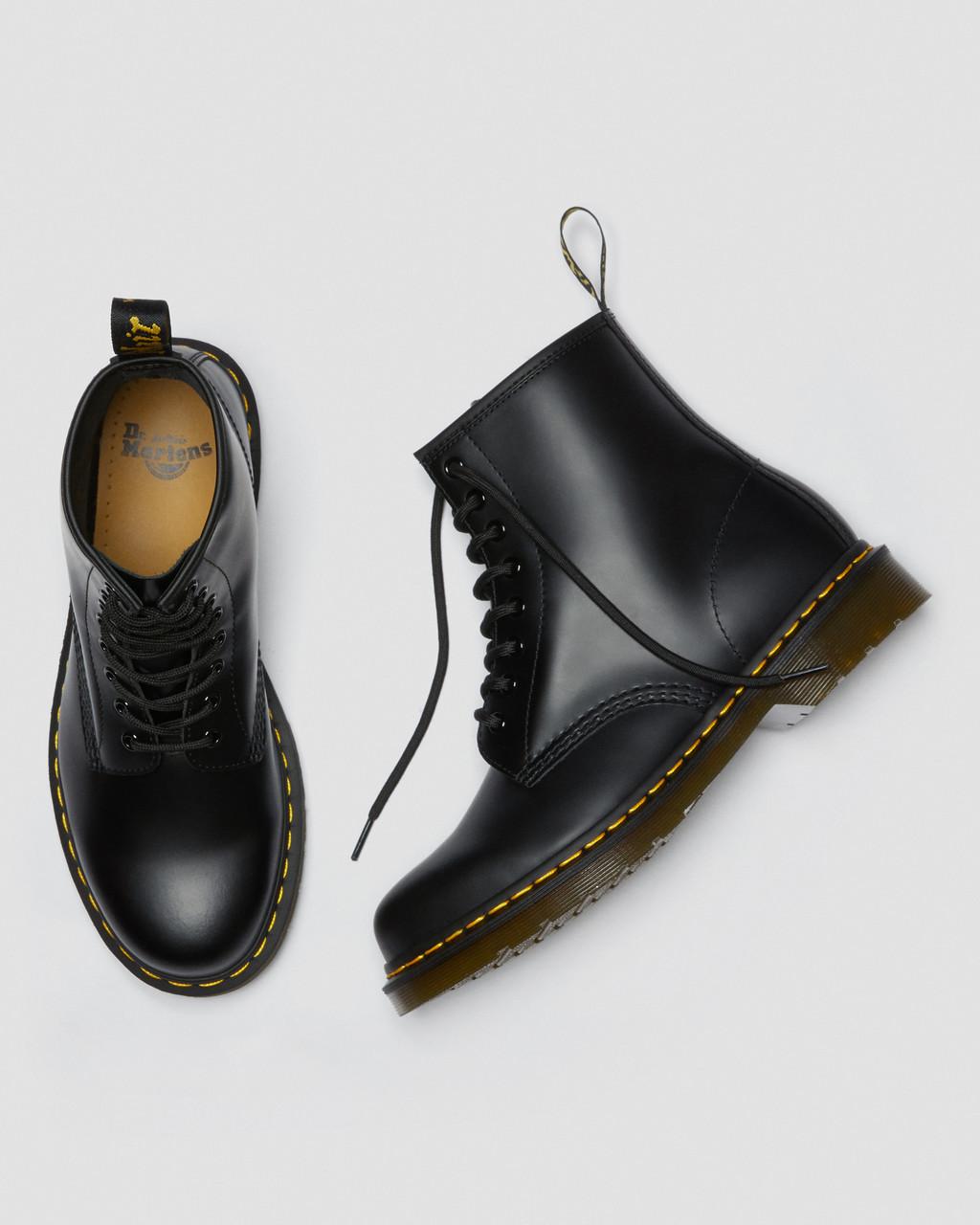1460 Smooth Leather Lace Up Boots - Black — Smooth Leather - image 10