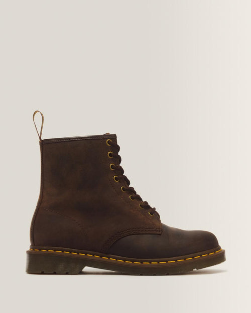 1460 Crazy Horse Leather Lace Up Boots - Brown — Crazy Horse