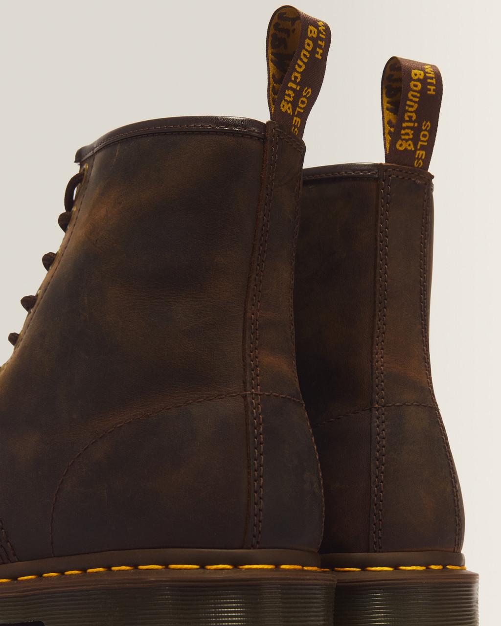 1460 Crazy Horse Leather Lace Up Boots - Brown — Crazy Horse - image 3