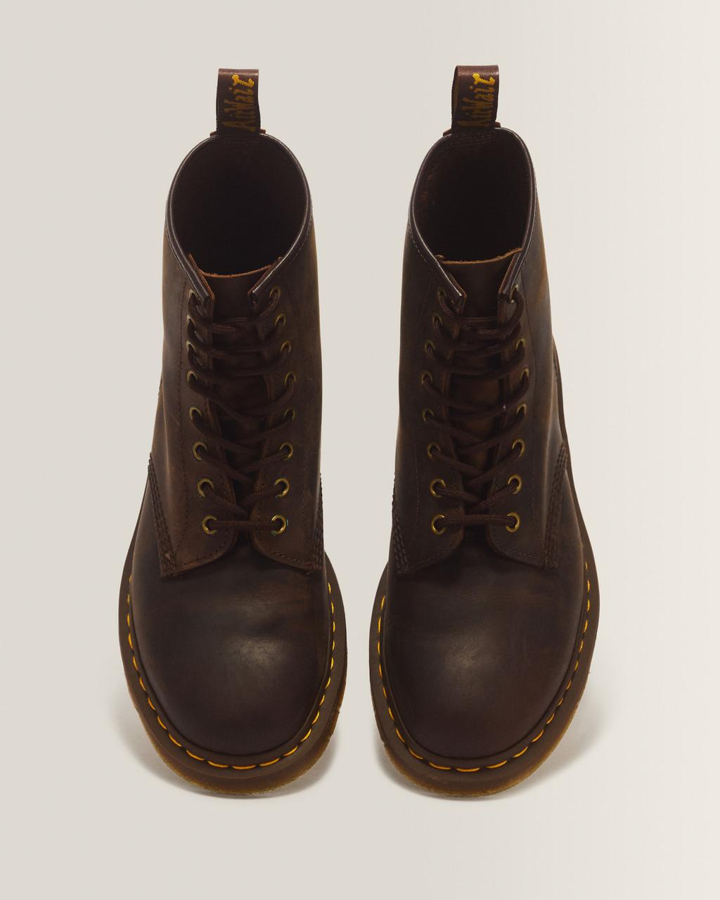 1460 Crazy Horse Leather Lace Up Boots - Brown — Crazy Horse - image 4