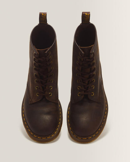 1460 Crazy Horse Leather Lace Up Boots - Brown — Crazy Horse - image 4