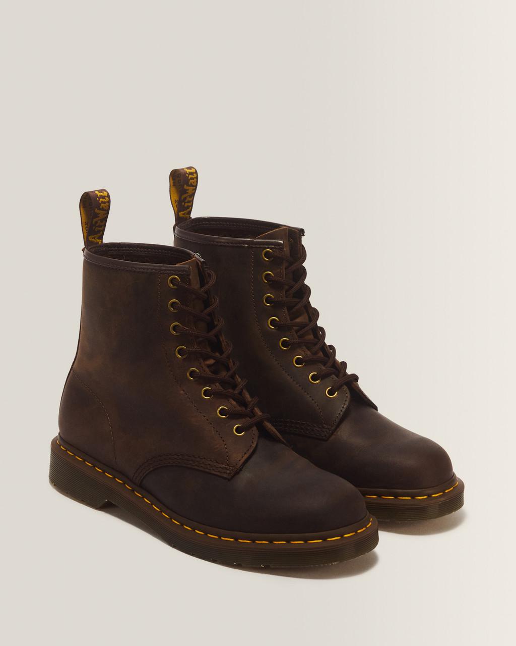 1460 Crazy Horse Leather Lace Up Boots - Brown — Crazy Horse - image 5