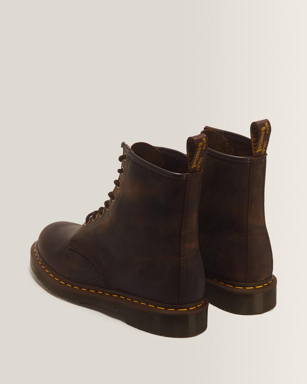 1460 Crazy Horse Leather Lace Up Boots - Brown — Crazy Horse - image 6