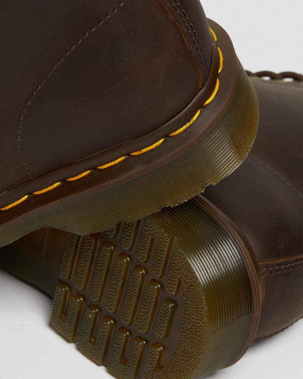 1460 Crazy Horse Leather Lace Up Boots - Brown — Crazy Horse - image 9