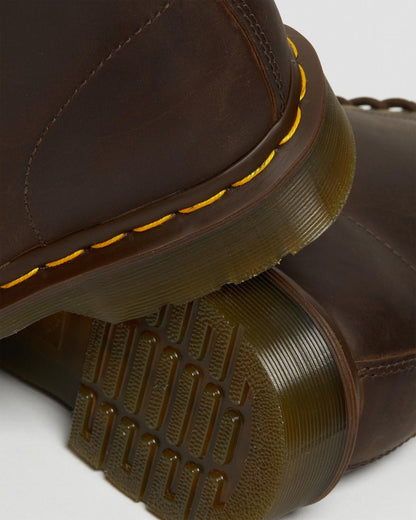 1460 Crazy Horse Leather Lace Up Boots - Brown — Crazy Horse - image 9