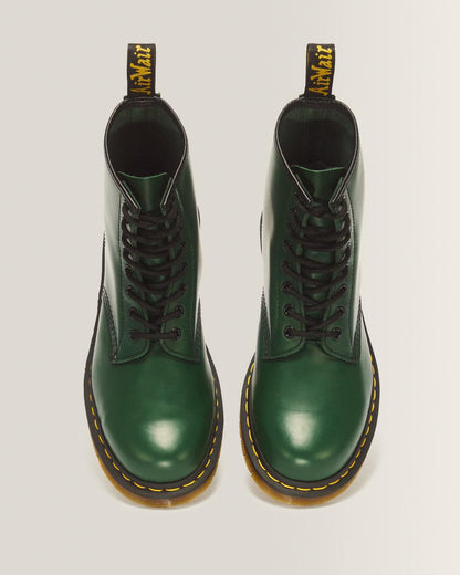 1460 Smooth Leather Lace Up Boots - Green — Smooth Leather - image 4