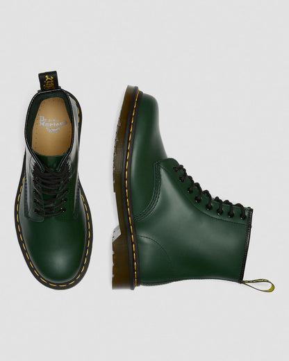 1460 Smooth Leather Lace Up Boots - Green — Smooth Leather - image 10