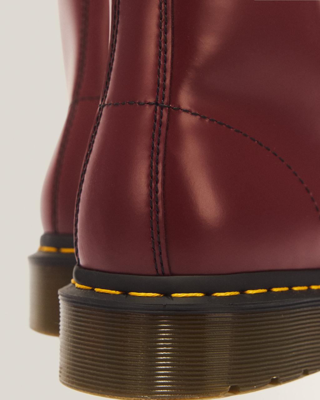1460 Smooth Leather Lace Up Boots - Cherry Red — Smooth Leather - image 8