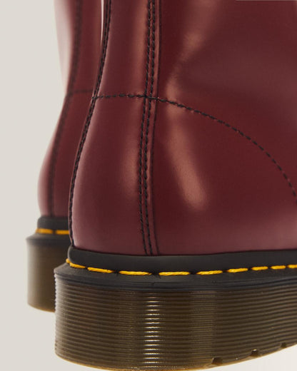 1460 Smooth Leather Lace Up Boots - Cherry Red — Smooth Leather - image 8