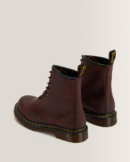 1460 Crazy Horse Leather Boots - Cherry Red — Crazy Horse - image 6