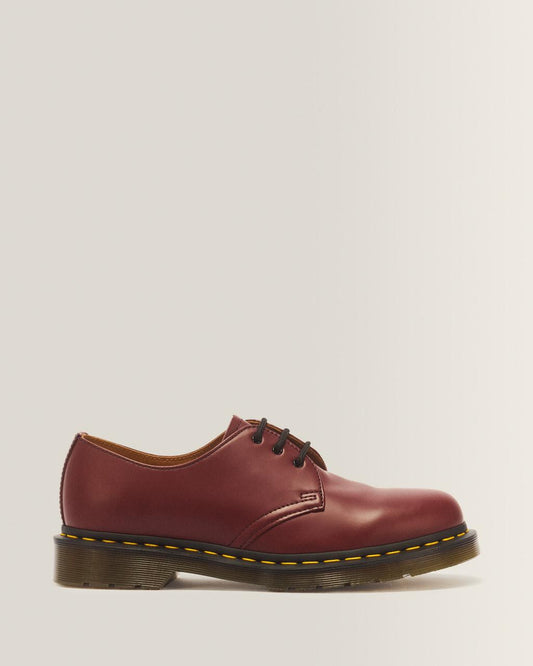 1461 Smooth Leather Oxford Shoes - Cherry Red — Smooth Leather