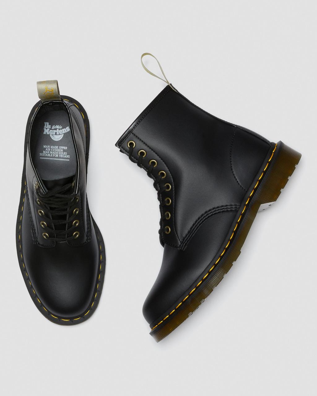 Vegan 1460 Felix Lace Up Boots - Black — Felix Rub Off - image 11