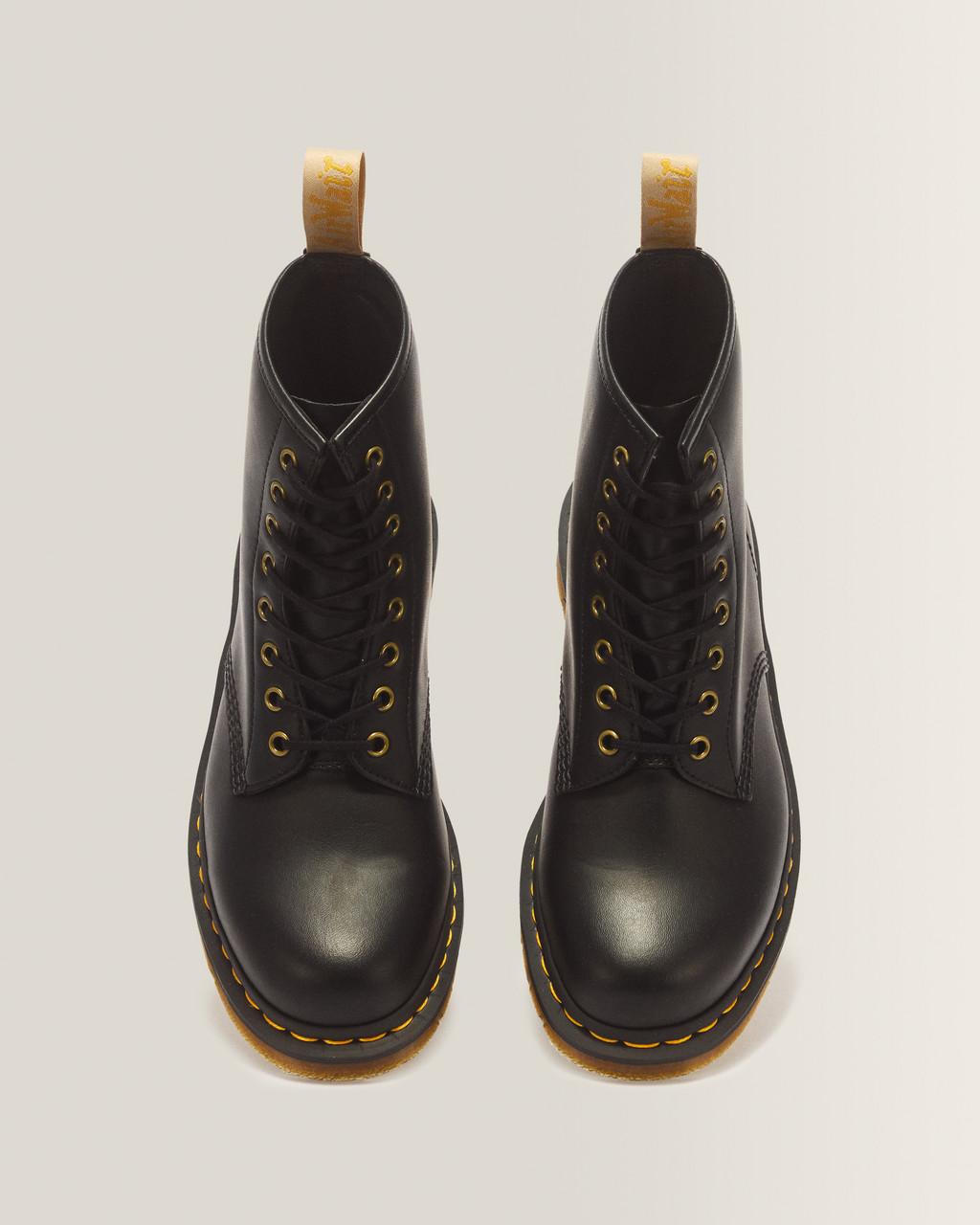 Vegan 1460 Felix Lace Up Boots - Black — Felix Rub Off - image 4