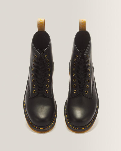 Vegan 1460 Felix Lace Up Boots - Black — Felix Rub Off - image 4