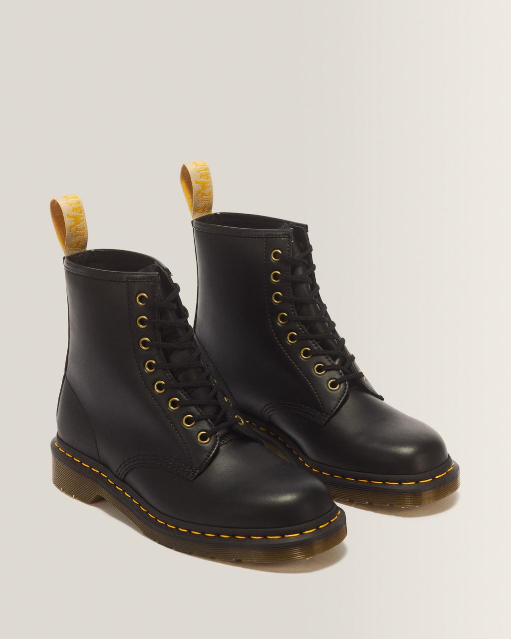 Vegan 1460 Felix Lace Up Boots - Black — Felix Rub Off - image 5