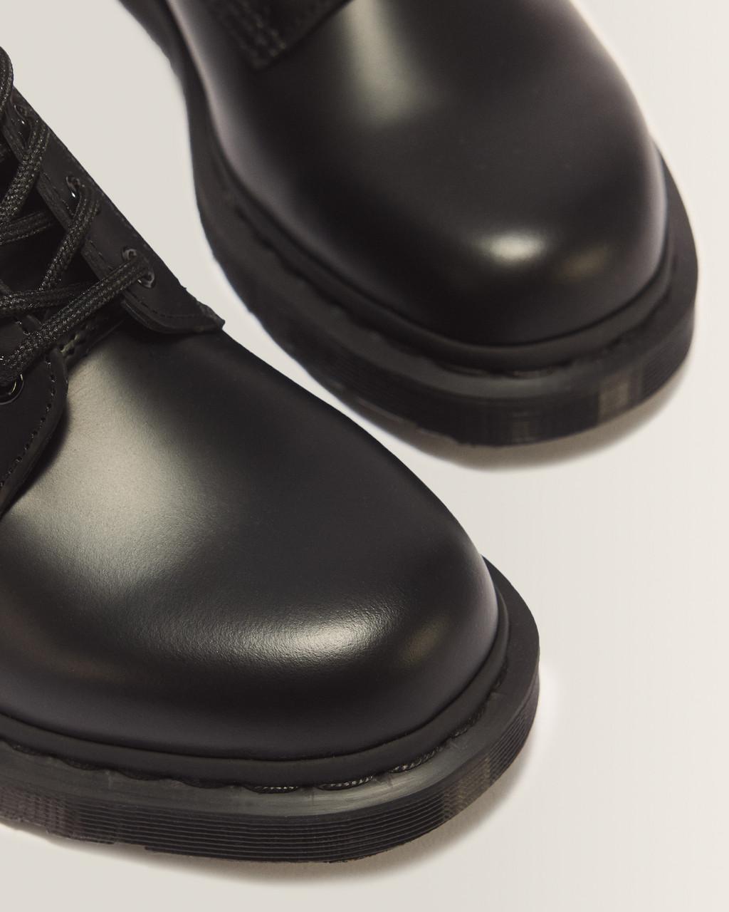 1460 Mono Smooth Leather Lace Up Boots - Black — Smooth Leather - image 3