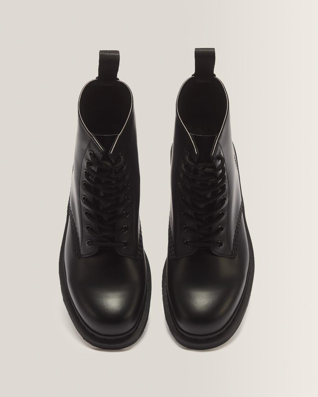 1460 Mono Smooth Leather Lace Up Boots - Black — Smooth Leather - image 4