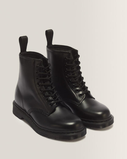 1460 Mono Smooth Leather Lace Up Boots - Black — Smooth Leather - image 5