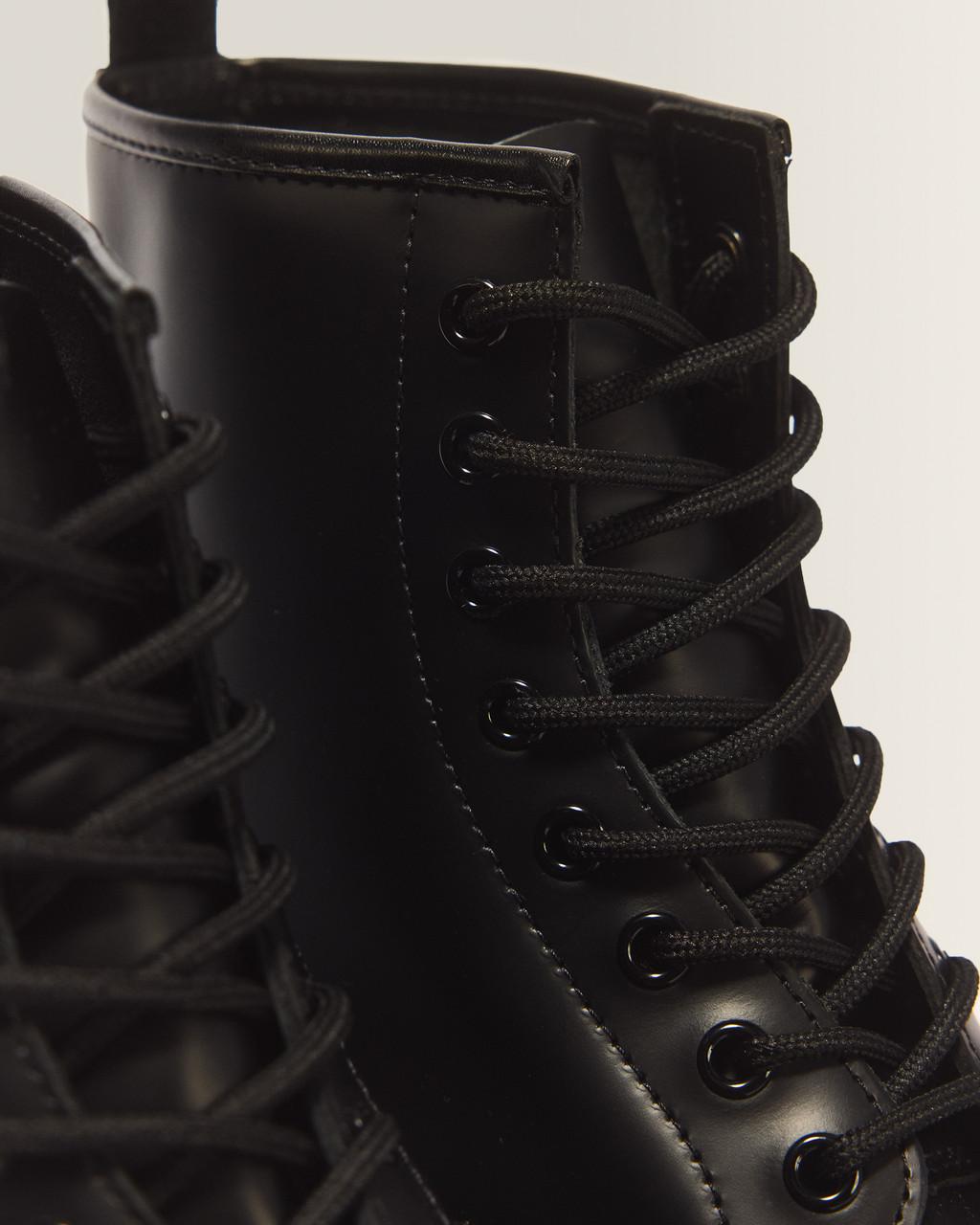 1460 Mono Smooth Leather Lace Up Boots - Black — Smooth Leather - image 8