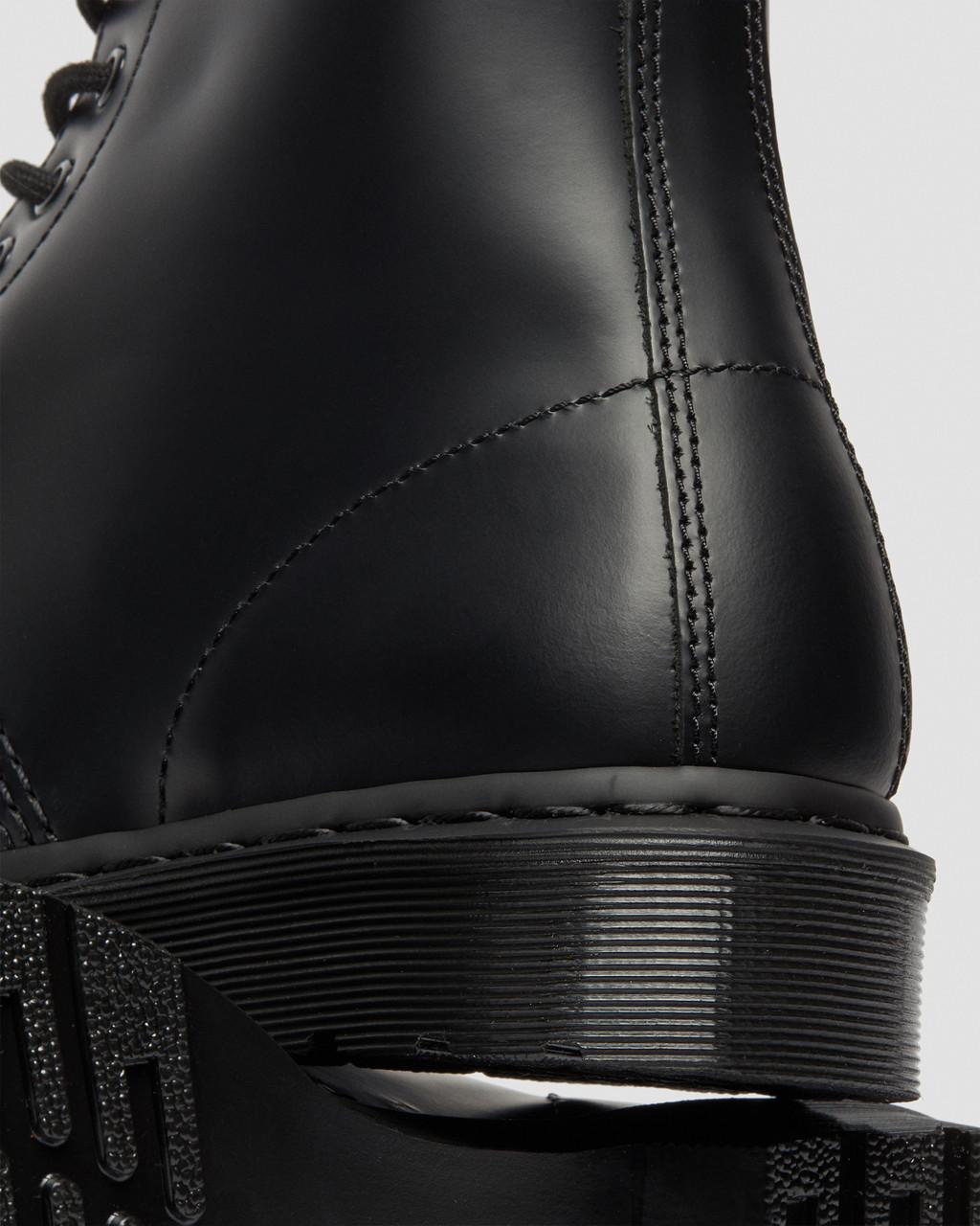 1460 Mono Smooth Leather Lace Up Boots - Black — Smooth Leather - image 9