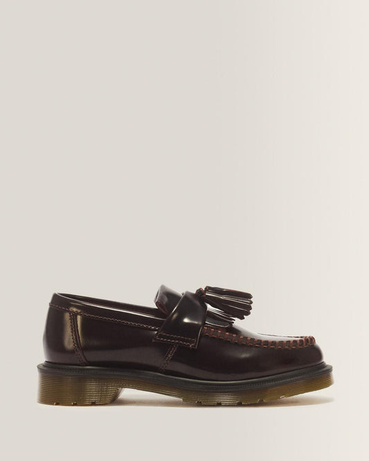 Adrian Arcadia Leather Tassel Loafers - Cherry Red Arcadia — Arcadia