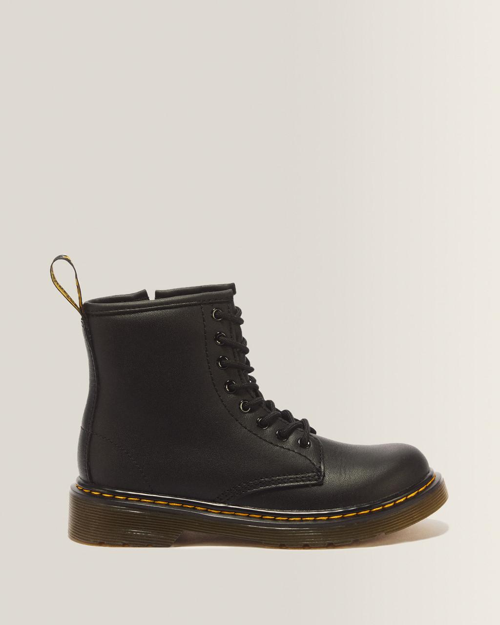 Junior 1460 Softy T Leather Lace Up Boots - Black — Softy T