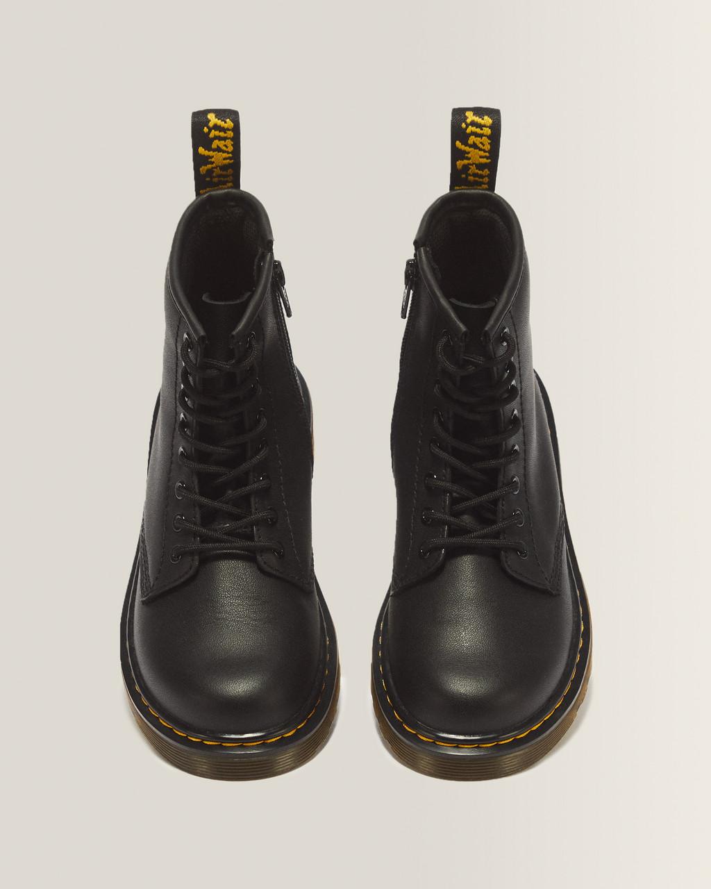 Junior 1460 Softy T Leather Lace Up Boots - Black — Softy T - image 4