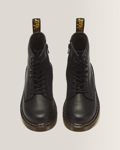 Junior 1460 Softy T Leather Lace Up Boots - Black — Softy T - image 4