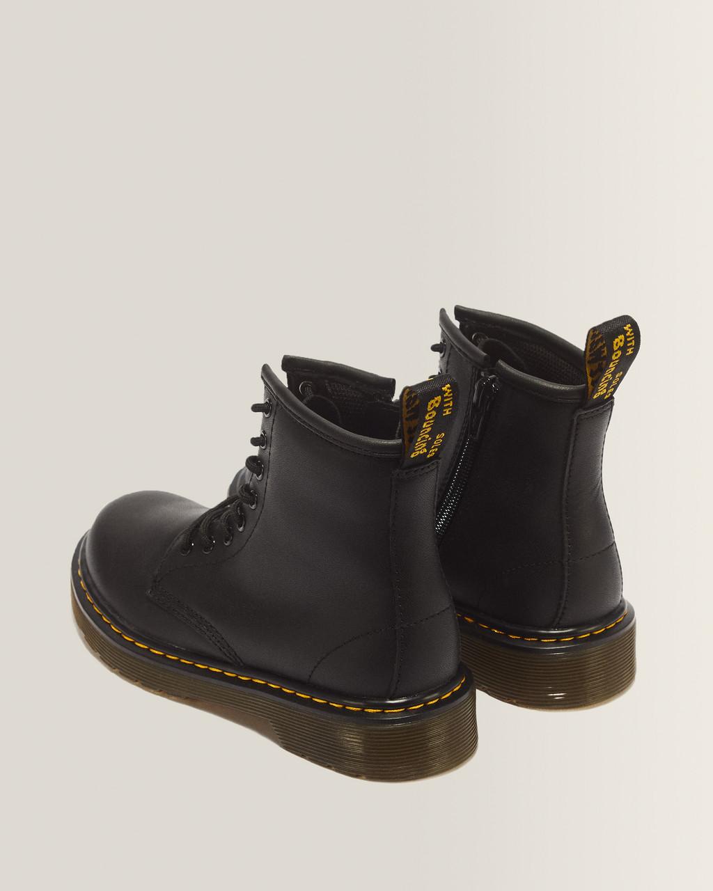 Junior 1460 Softy T Leather Lace Up Boots - Black — Softy T - image 6