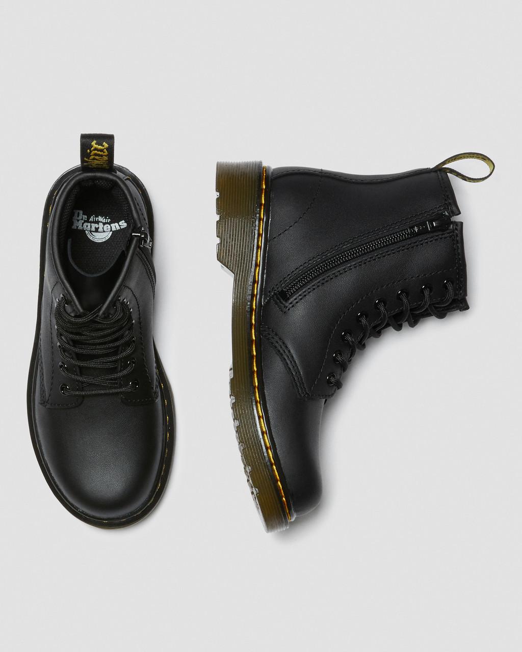 Junior 1460 Softy T Leather Lace Up Boots - Black — Softy T - image 10