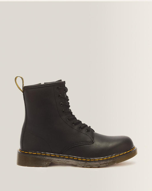 Youth 1460 Softy T Leather Lace Up Boots - Black — Softy T