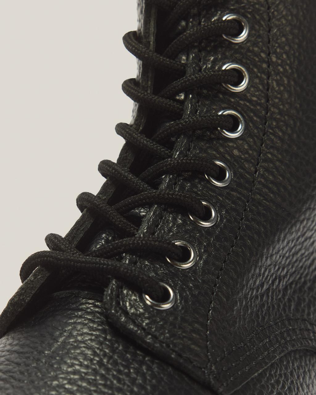 Sinclair Milled Nappa Leather Platform Boots - BLACK MILLED NAPPA — Milled Nappa - image 8