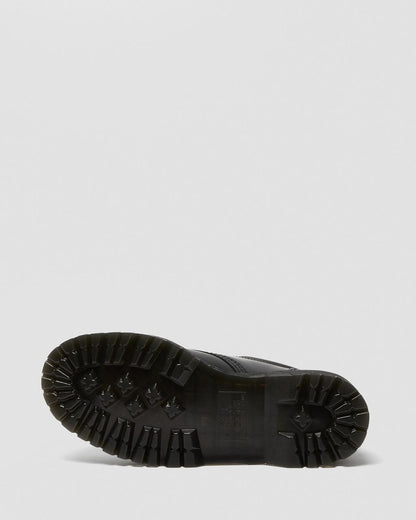 8053 Leather Platform Casual Shoes - Black — Polished Smooth - image 10