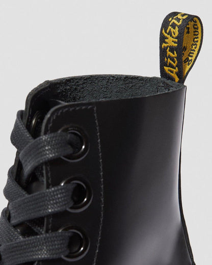 Molly Women's Leather Platform Boots - BLACK BUTTERO — Buttero - image 10