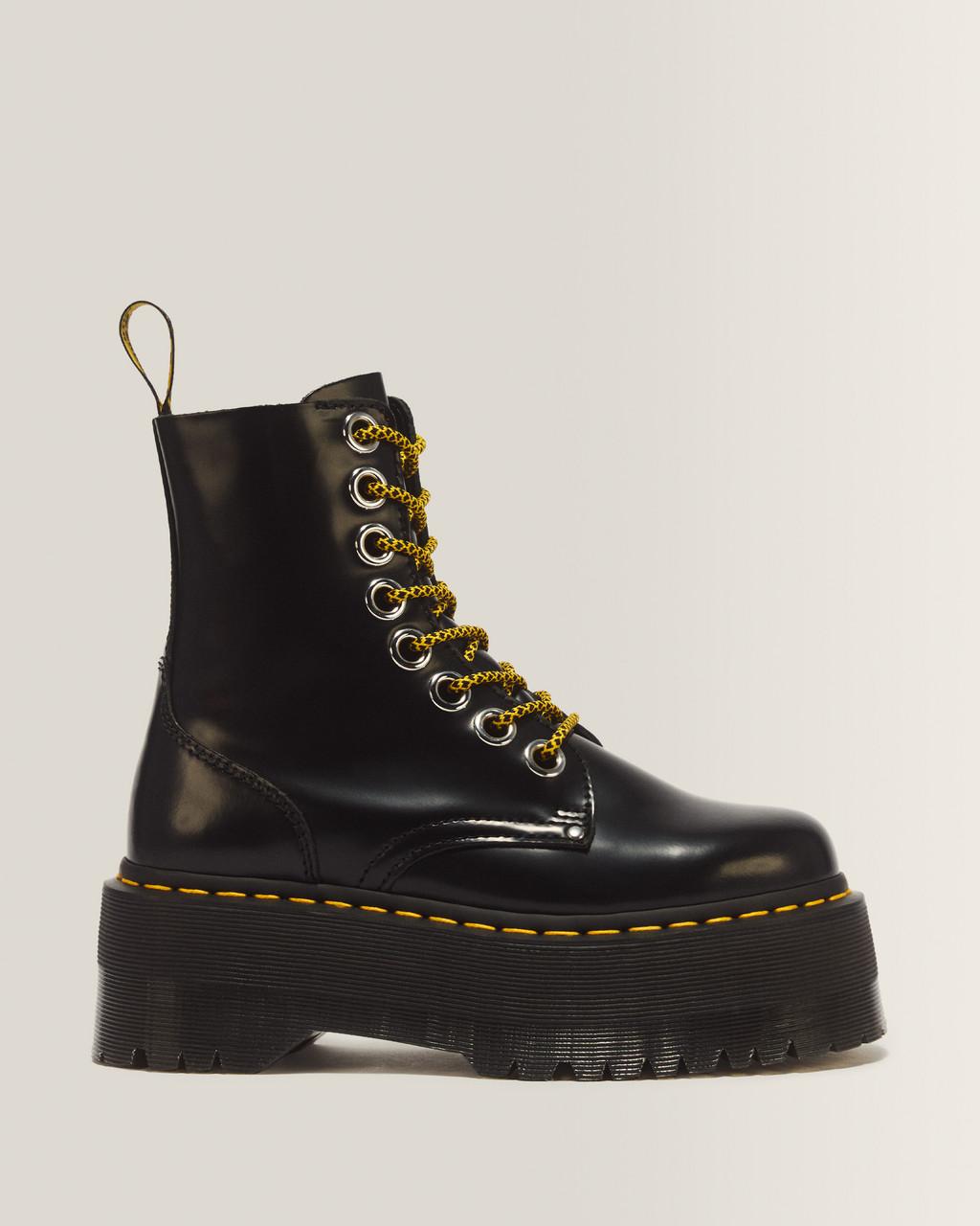 Jadon Max Boot Women's Platforms - BLACK BUTTERO — Buttero