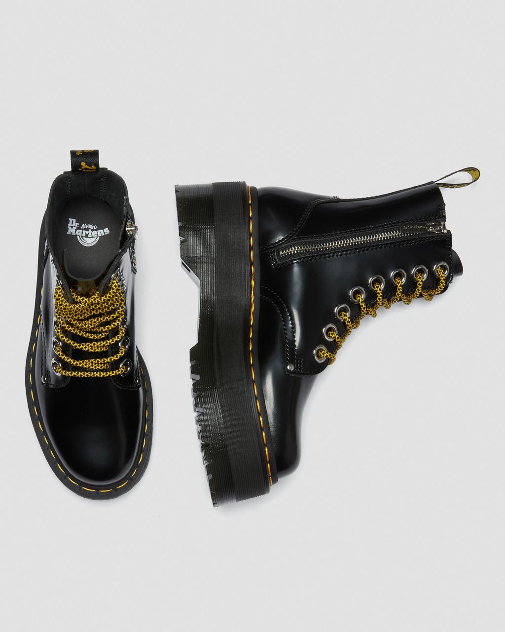 Jadon Max Boot Women's Platforms - BLACK BUTTERO — Buttero - image 11