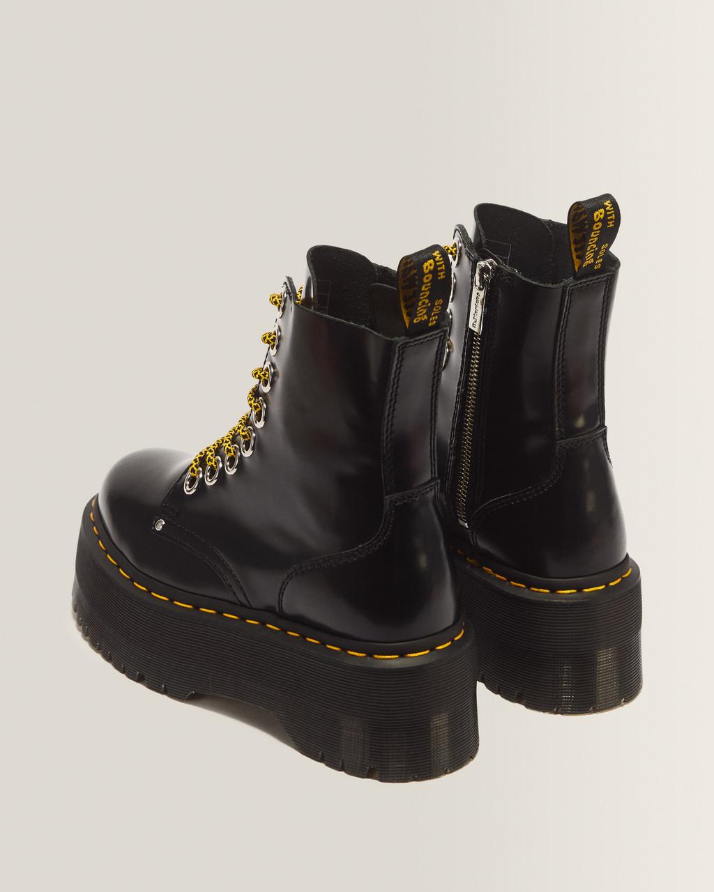 Jadon Max Boot Women's Platforms - BLACK BUTTERO — Buttero - image 6