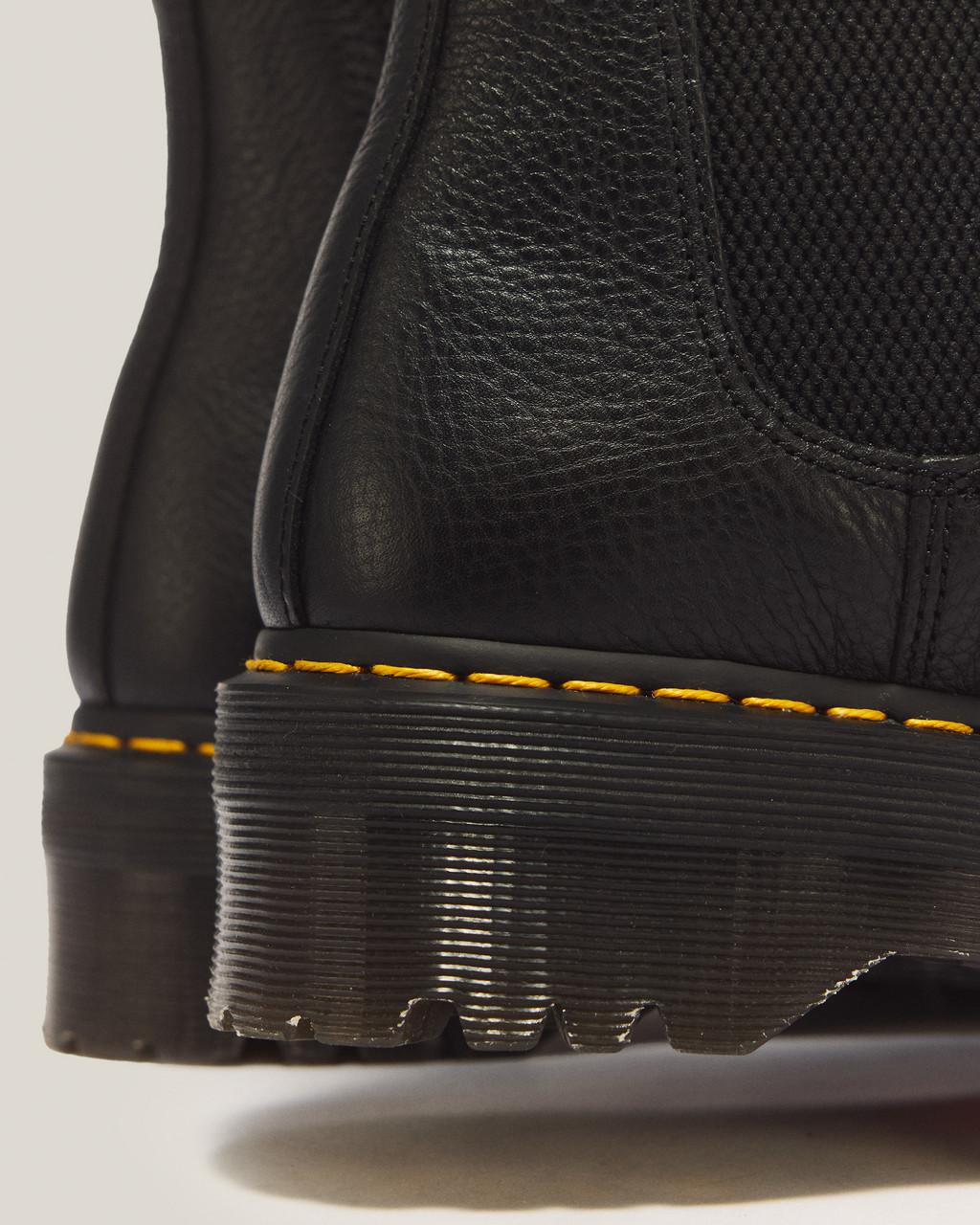 2976 Faux Fur Lined Platform Chelsea Boots - Black — Pisa - image 8
