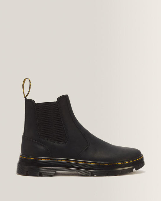 Embury Leather Casual Chelsea Boots - Black — Wyoming