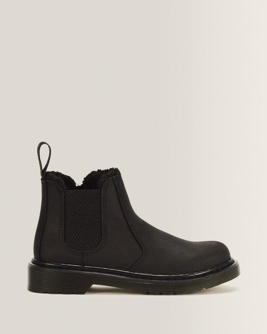 Junior 2976 Leonore Faux Fur Lined Chelsea Boots - Black — Republic Waterproof