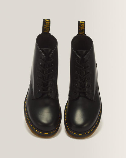 101 Yellow Stitch Smooth Leather Ankle Boots - Black — Smooth Leather - image 4