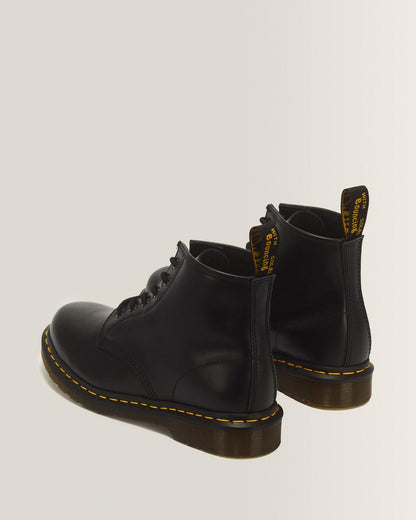 101 Yellow Stitch Smooth Leather Ankle Boots - Black — Smooth Leather - image 6