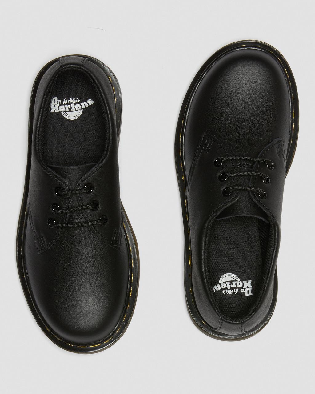 Junior 1461 Softy T Leather Shoes - Black — Softy T - image 11